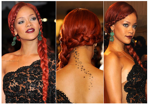 rihanna Варианты косы от Рианны