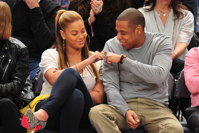 Jay-Z-And-Beyonce Бейонсе и Джей Зи: дай пять, детка!