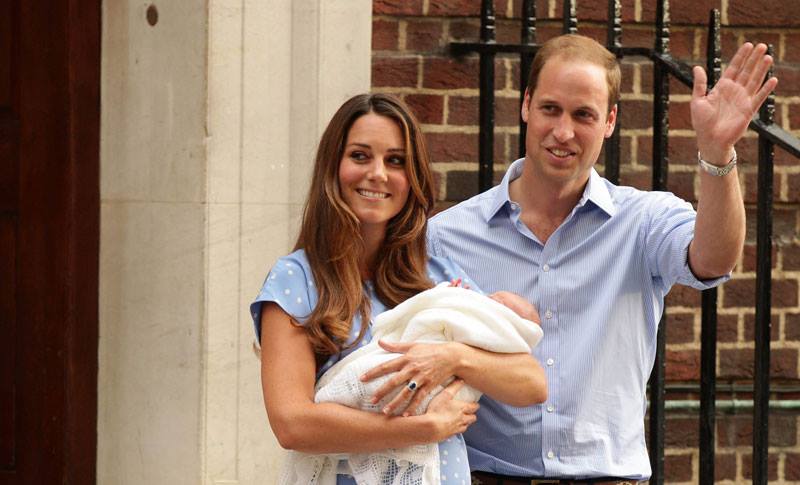 kate Кейт Миддлтон и Принц Уильям с сыном Джорджем