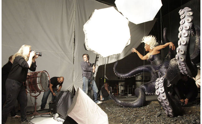 Annie_Leibovitz_working Энни Лейбовиц за работой