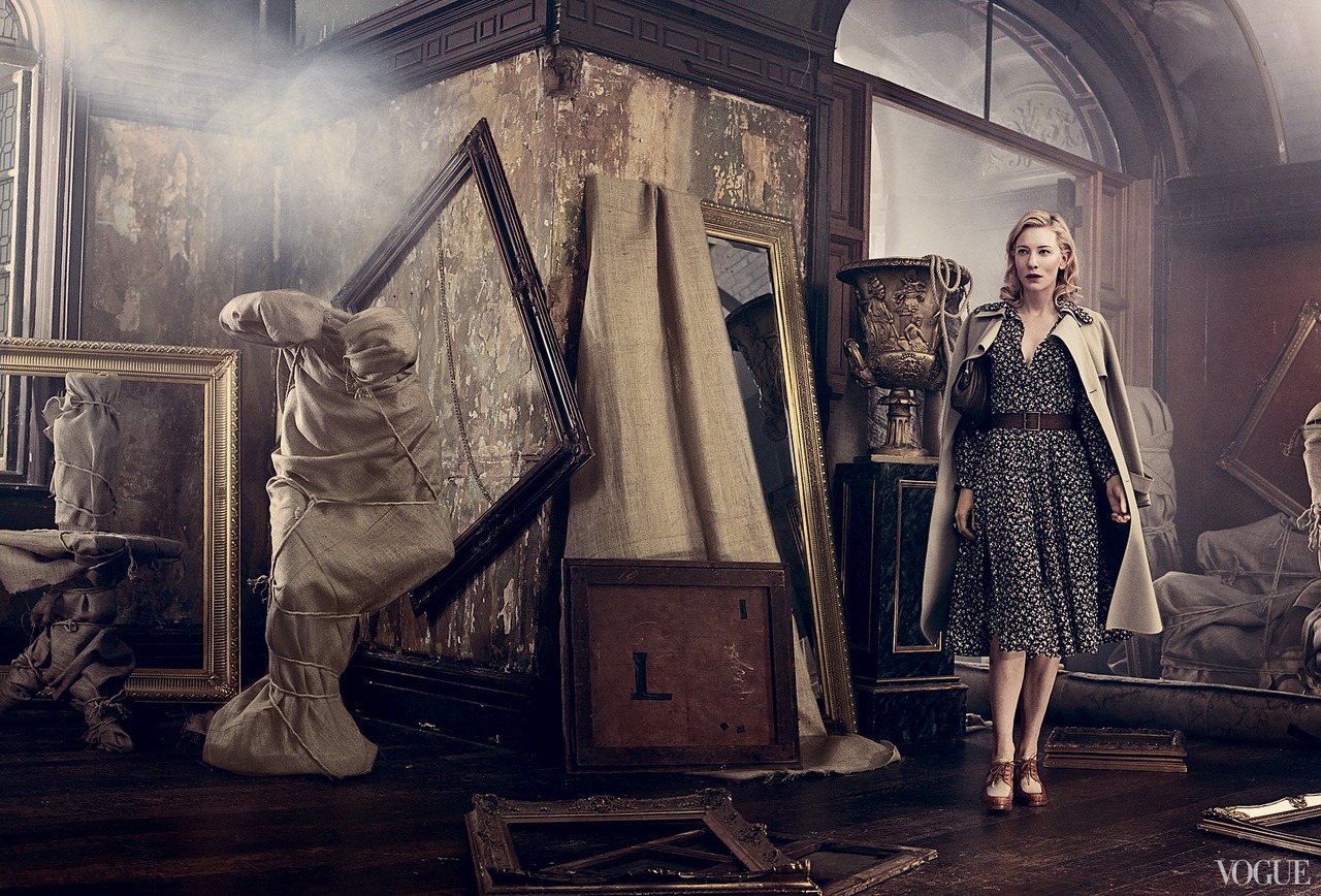 cate1902 Кейт Бланшетт в фотосессии Vogue, посвященной фильму