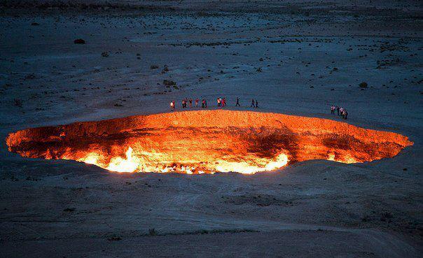 Ворота в ад, Туркменистан. Пустыня Каракум