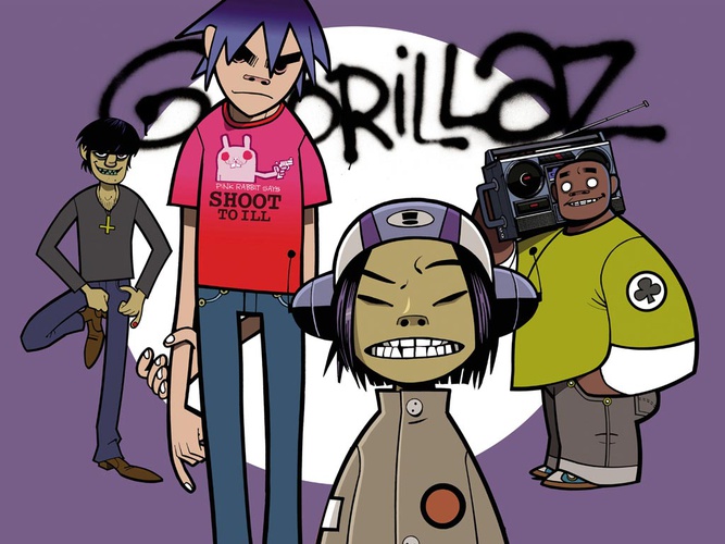 Gorillaz в реальной жизни фото